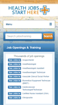 Mobile Screenshot of healthjobsstarthere.com